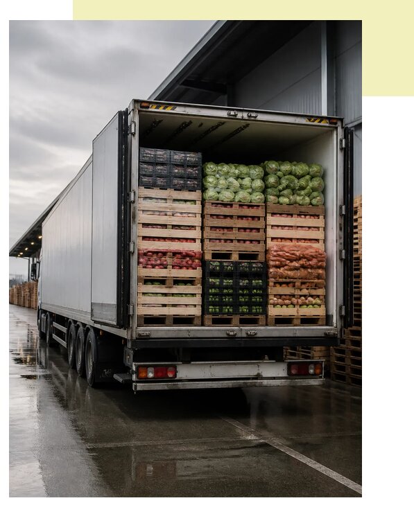 Перевозка плодоовощной продукции в Апшеронск по цене от 5124 р. | Агросервис-Пшр
